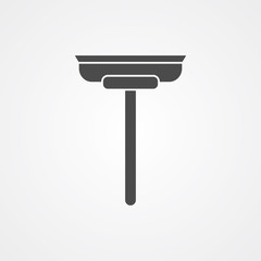 Glass scraper vector icon sign symbol