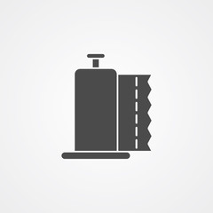 Paper towel vector icon sign symbol