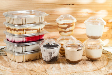 panna cotta - desserts of different flavors and presentation