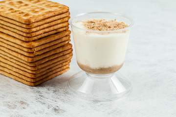 pastry - tasty dessert made with cookies