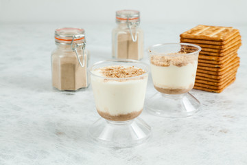 pastry - tasty dessert made with cookies