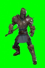 Fantasy character knight 3d render