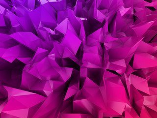 Obraz premium Abstract background, with techno shapes and colors; high quality 3d rendering