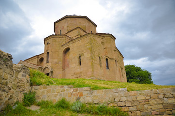 Fototapeta na wymiar Mtskheta, Georgia - May 2018: Samtavro Monastery in Mtskheta, Mtskheta-Mtianeti, Georgia
