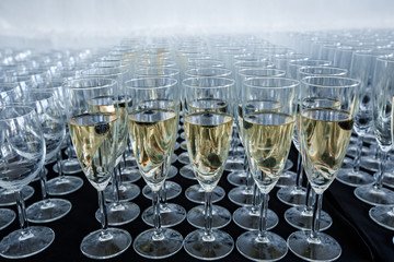 glasses of white wine