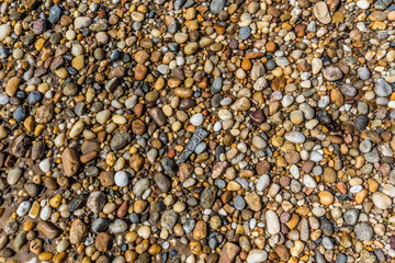 different size rocks and colors