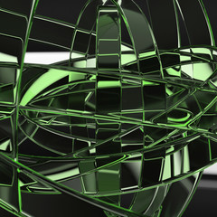 3D model abstraction. 3d render magine. 3d image wallpaper.