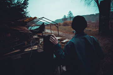 Man at the river