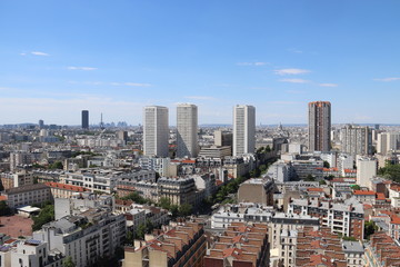 Obraz premium Panorama urbain à Paris