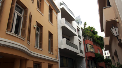 Altstadt von Athen: Fassaden in der Plaka