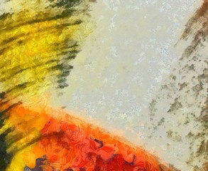 Grunge texture. Abstract background. Oil paint. Dry brush strokes. Simple pattern. Design template. Creative wallpaper. Scratches elements.