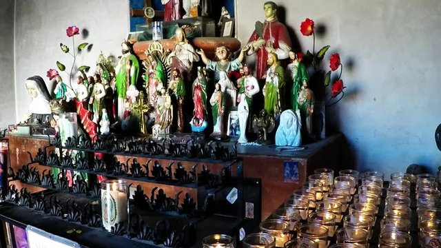 Catholic Devotional Candles And Religious Statues Icons