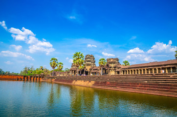 Gate of ancient temple complex Angkor Wat, Siem Reap, Cambodia.