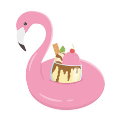 Summer and delicious ice cream design