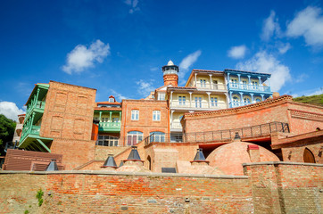 Historical center of old Tbilisi, Georgia