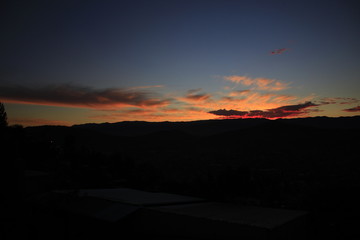 fire sky