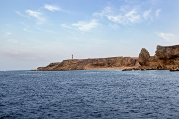 Mountain rock landscape Sharm el sheikh, Egypt.