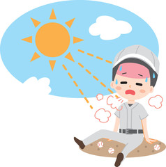 Heat stroke baseball club