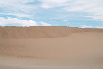 Fototapeta na wymiar Sand dune edge desert background
