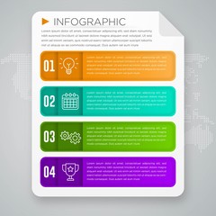 business infographic with modern style design 
