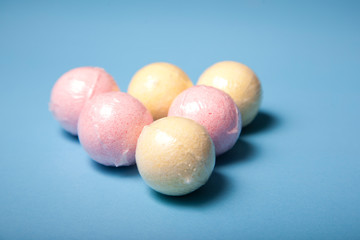 colourful pastel balls