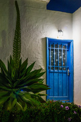 door on mediterranean house