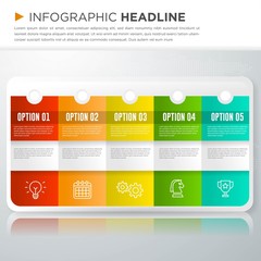 business infographic with modern style design 