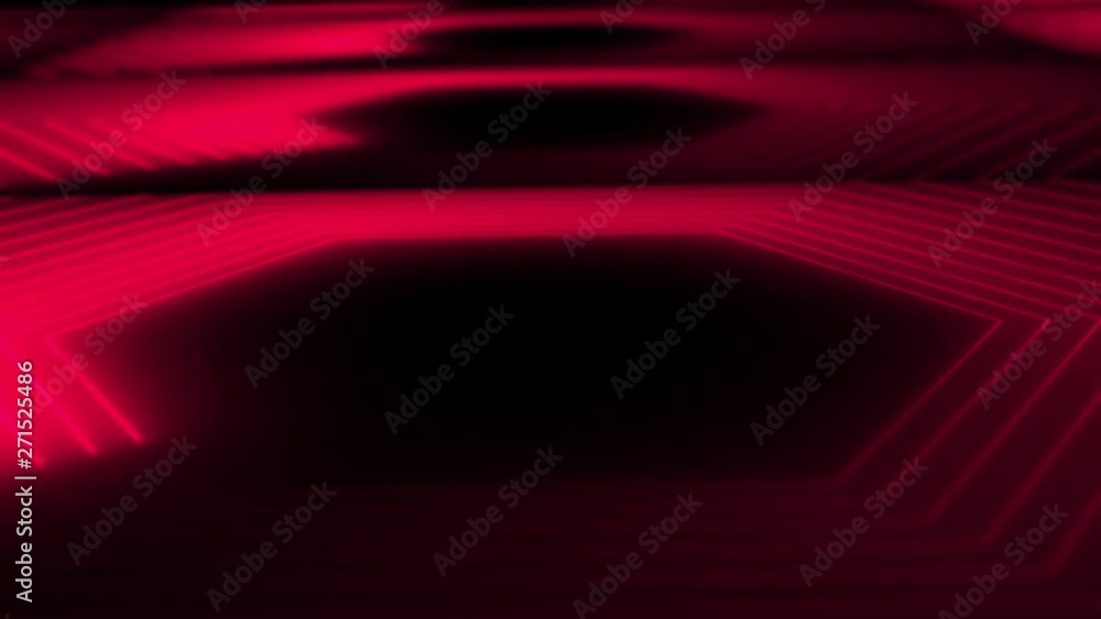 Poster neon floor abstraction like floor in night club, 3d rendering computer generated background