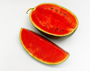 Water melon on white background
