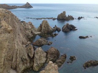 Natural Park of Cabo de Gata in Almeria. Andalucia,Spain