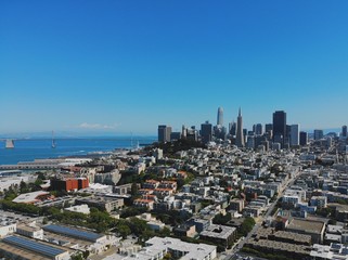 Fototapeta premium view of the city