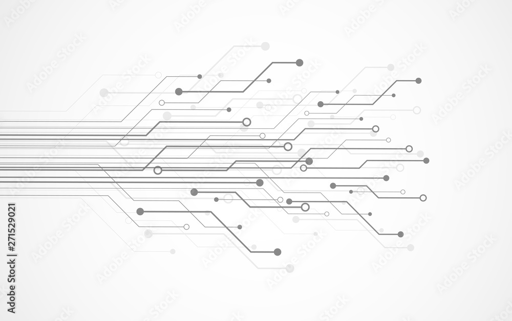 Poster abstract background with technology circuit board texture. electronic motherboard illustration. comm
