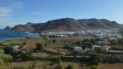Fototapeta na wymiar Cabo de Gata. Las Negras. Almeria, Andalusia,Spain