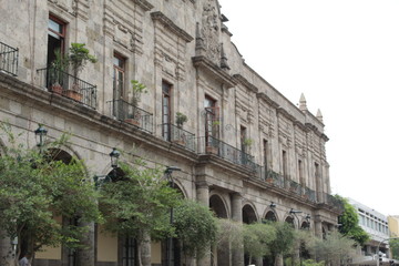 Fototapeta na wymiar Palacio de gobierno de la ciudad de Guadalajara