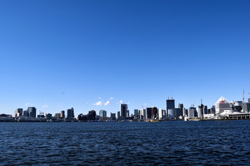 Fototapeta premium 東京ベイエリア 晴海埠頭～芝浦ふ頭方面