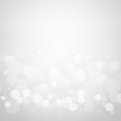 Abstract glitter bokeh on black background