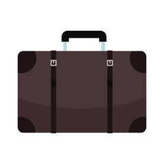 Travel vintage suitcase cartoon