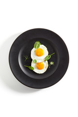 Plate of Fried Eggs