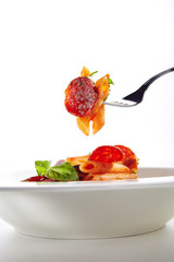 Italian Pasta with Salami