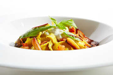 Tortellini Pasta with Crab Meat