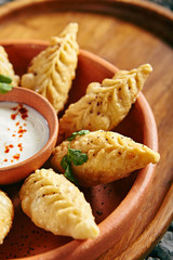 Azerbaijani Fried Dumplings Giurza