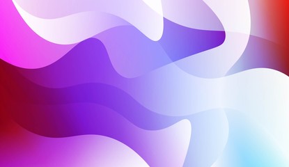 Template Abstract Background With Curves Lines, Wave Shape. For Business Presentation Wallpaper, Flyer, Cover. Vector Illustration with Color Gradient.