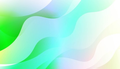 Geometric Wave Shape with Colorful Gradient Color Background Wallpaper. For Your Design Ad, Banner, Cover Page. Vector Illustration.