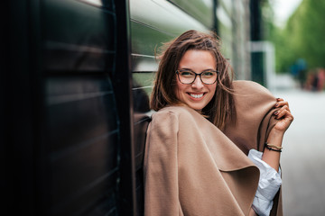 Portrait of a stylish young woman.
