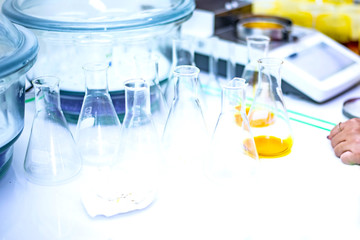 Experimental equipment In the science lab