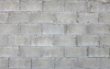 Gray brick wall background.