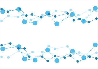 Abstract chart stock market and graph background with copy space. Business and marketing idea concept. Clean and flat style