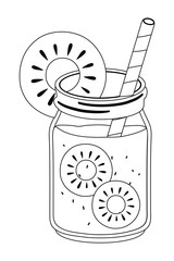 Isolated pineapple juice design vector illustration