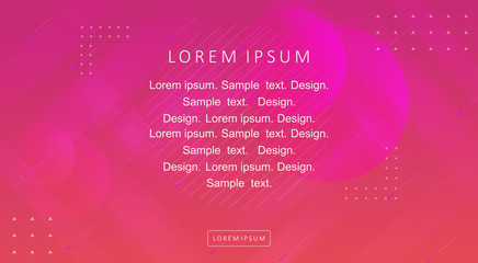 Pink light abstract background with light stripes circles