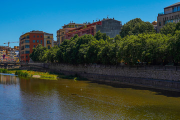 Girona, beautiful city of Catalonia ,Spain called the little Florence